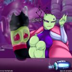 2_toes animate_inanimate anthro bodily_fluids claws clothing clothing_transformation dialogue dirty dirty_clothing dirty_socks duo feet feet_up female flinttheyordle foot_fetish foot_focus foot_on_table foot_play footwear furniture hi_res invader_zim living_sock male male/female nickelodeon sock_fetish sock_transformation socks soles sweat sweaty_clothing sweaty_feet sweaty_footwear sweaty_socks table tak_(invader_zim) toe_claws toes transformation zim_(invader_zim)