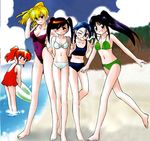  andou_mahoro blonde_hair blue_eyes blue_hair brown_eyes brown_hair green_eyes mahoromatic oe_chizuko ooe_chizuko sakura_miyuki shikijo_saori shikijou_saori swimsuit todoriki_rin todoroki_rin 