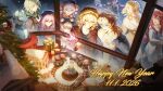  3boys 6+girls absurdres aglaea_(honkai:_star_rail) anaxa_(honkai:_star_rail) aqua_eyes beret black_hair blonde_hair blue_jacket box caelus_(honkai:_star_rail) castorice_(honkai:_star_rail) cerydra_(honkai:_star_rail) character_doll christmas_tree chrysos_heirs_(honkai:_star_rail) cipher_(honkai:_star_rail) commentary crystal_ball cyrene_(demiurge)_(honkai:_star_rail) cyrene_(honkai:_star_rail) dan_heng_(honkai:_star_rail) dan_heng_(permansor_terrae)_(honkai:_star_rail) dated doll dromas_(honkai:_star_rail) eggyolkceo english_commentary evernight_(honkai:_star_rail) gift gift_box glasses green_eyes green_hair grey_hair happy_new_year hat highres himeko_(honkai:_star_rail) holding holding_gift honkai:_star_rail honkai_(series) hyacine_(honkai:_star_rail) hysilens_(honkai:_star_rail) jacket kephale_(honkai:_star_rail) long_hair march_7th_(honkai:_star_rail) medium_hair multiple_boys multiple_girls mydei_(honkai:_star_rail) open_mouth phainon_(honkai:_star_rail) pink_hair pom-pom_(honkai:_star_rail) purple_eyes purple_hair red_hair red_jacket short_hair smile sunday_(honkai:_star_rail) trailblazer_(honkai:_star_rail) tribios_(honkai:_star_rail) twintails very_long_hair welt_yang white_hair 