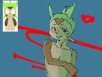 4:3 anthro blush candy chespin dessert eyebrows food generation_6_pokemon male model_sheet nintendo nude pokemon pokemon_(species) rare_candy reference_image smile solo toastedeh