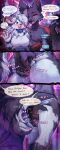absurd_res anthro areola big_breasts black_body black_fur blue_eyes blush blush_lines bodily_fluids breasts canid canine canis claws clothed clothing collar comic countershading dialogue duo female fingering fluffy fluffy_tail fox fox_ears fox_tail fur gen_(genemon) genital_fluids genitals grey_body grey_fur hair heart_symbol hi_res male male/female mammal markings miliam_(genemon) multicolored_body multicolored_fur multipanel nipples onomatopoeia orange_eyes party pawpads paws public red_markings sex sound_effects speech_bubble stealth_sex swaybat tail text vaginal vaginal_fingering vaginal_fluids vulva white_body white_fur white_hair wolf wolf_tail