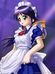  andou_mahoro blue_hair green_eyes mahoromatic maid 