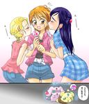  blonde_hair blue_hair brown_eyes brown_hair futari_wa_precure futari_wa_precure_max_heart kujou_hikari lowres mepple mipple misumi_nagisa precure pretty_cure yukishiro_honoka 