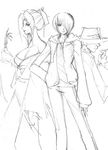  hone_onna ichimoku_ren jigoku_shoujo lowres monochrome sketch wanyuudou 