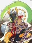 3ds_(mothaala) absurd_res ambiguous_gender bite blood bodily_fluids duo fascia frantzez_(frantzez) gore hi_res machine mothaala muscular primagen protogen sadism scar self-harm_scars sergal