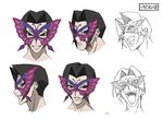  black_hair busou_renkin chono_koshaku lowres papillon sketch 