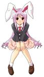  animal_ears bunny_ears full_body natsumi_akira reisen_udongein_inaba solo touhou 