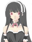  black_hair enma_ai jigoku_shoujo maid red_eyes 