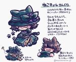  1girl :3 animal_ears blush_stickers brown_hair cat_ears cat_tail commentary_request dress green_dress green_hat hat hat_with_ears kirby_(series) multiple_views musical_note nanami_(13mimi) neichel_(kirby) paw_print shaded_face short_hair tail translation_request twitter_username 