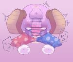 2023 after_anal after_orgasm after_sex anus ariarik_o0 ass_up backsack balls bent_over big_balls big_penis blue_eyes blush blush_lines blushing_profusely bodily_fluids butt censor_bar censored censored_genitalia censored_penis clothing cum cum_drip cum_from_ass cum_in_ass cum_inside cum_on_balls cum_on_ground cum_on_own_penis cum_on_penis cum_on_self cum_string digital_drawing_(artwork) digital_media_(artwork) dripping erection eye_roll fluffy_balls fool's_hat foreskin front_view full-length_portrait fur genital_fluids genitals glans hat headgear headwear heart_pupils heterochromia hi_res humanoid_genitalia humanoid_penis ineffective_censorship japanese_description leaking_cum looking_through looking_through_legs male marx_(kirby) partially_retracted_foreskin penis perineum pink_glans portrait presenting presenting_anus presenting_balls presenting_hindquarters presenting_penis puffy_anus purple_anus purple_background purple_balls purple_body purple_fur purple_penis purple_perineum red_eyes simple_background solo spread_legs spreading sweat sweatdrop tremble_spikes vein veiny_penis waddling_head