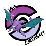  character_name colored_sclera crobat jeffreybeepkmn lowres no_humans outline pokedex_number pokemon pokemon_(creature) red_eyes solo white_outline yellow_sclera 