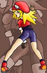  ass capcom rockman rockman_dash roll_casket roll_caskett spandex 