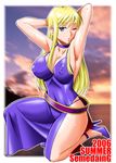  1girl armpits big_breasts bonne_jenet breasts king_of_fighters large_breasts nipples snk solo 