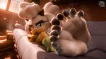  5_toes absurd_res annoyed anthro bell bell_collar blue_eyes bovid caprine clothed clothing collar feet female foot_fetish foot_focus fur furniture hand_on_cheek hi_res idw_publishing lanolin_the_sheep_(sonic) looking_at_viewer lying mammal milkmeister3d on_side on_sofa sega sheep smelly smelly_feet smelly_shoes sofa solo sonic_the_hedgehog_(comics) sonic_the_hedgehog_(idw) sonic_the_hedgehog_(series) spread_toes steamy_feet toes white_body white_fur 