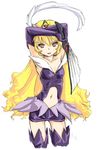  akiyama_nenehisa armpits blonde_hair boots breasts elbow_gloves gloves long_hair mahou_shoujo_pretty_sammy pixy_misa small_breasts solo thigh_boots thighhighs yellow_eyes 