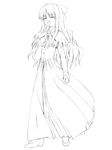  :o azmaria_hendric bangs bow chrono_crusade closed_eyes dress flat_chest formal greyscale hair_bow high_heels lineart long_hair monochrome music open_mouth parted_bangs shoes singing solo standing tyokan very_long_hair 