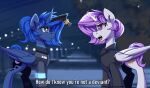 absurd_res android blue_eyes blue_hair clothing detroit:_become_human duo english_text equid equine female feral friendship_is_magic glowing gun hair handgun hasbro hi_res horn levitation machine magic mammal my_little_pony mythological_creature mythological_equine mythology pink_eyes pink_hair princess_celestia_(mlp) princess_luna_(mlp) ranged_weapon robot shadowreindeer text weapon winged_unicorn wings