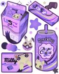  animal-themed_food artist_name character-themed_food chupa_chups closed_mouth dango food food_focus heart meiji_(brand) meiji_milk_chocolate mimikyu no_humans poke_ball pokemon pokemon_(creature) puffychii simple_background smile spoken_heart squiggle_eyes star_(symbol) wagashi 