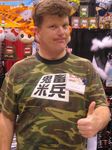  camouflage jlist male_focus peter_payne photo shirt solo t-shirt thumbs_up 