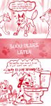  101_dalmatian_street 101_dalmatians canid canine canis comic dalmatian dialogue diesel_(101_dalmatians) disney domestic_dog dylan_(101_dalmatians) english_text felid feline lonbluewolf mammal saber-toothed speech_bubble spots text thought_bubble toilet wolf 