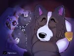 absurd_res anal anthro areola bodily_fluids border_collie butt butt_grab canid canine canis clothing clothing_aside collie cowbell domestic_cat domestic_dog duo eyes_closed facesitting felid feline felis hand_on_butt herding_dog hi_res hypnosis invalid_tag larger_sub male male/male mammal mind_control musk musk_cloud open_mouth oral pastoral_dog pecs pink_areola rimming rimming_male saliva sex sheepdog sitting sitting_on_another size_difference slightly_chubby submissive sweat sweaty_butt thong thong_aside underwear underwear_aside yertoloquio