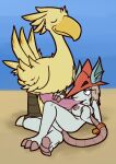 accessory anthro anthro_on_feral anthro_penetrated avian beak bestiality big_breasts blonde_hair blush breasts burmecian chocobo claws erection eyes_closed feathers fellatio female female_penetrated feral feral_penetrating feral_penetrating_anthro final_fantasy final_fantasy_ix finger_claws freya_crescent fur furgonomics genitals grey_body grey_claws grey_feathers grey_fur hair hi_res holding_own_tail holding_penis interspecies looking_at_another looking_pleasured looking_up male male/female male_penetrating male_penetrating_female mammal nipples oral penetration penile penis pink_nipples pink_penis rodent sex smile square_enix standing tail tail_accessory tail_feathers tailband tapering_penis ultilix yellow_beak yellow_body yellow_feathers