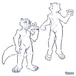  absurd_res character hi_res mammal model_sheet mustelid otter sketch 