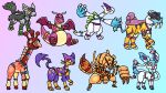 16:9 2024 antennae_(anatomy) anthro biped black_body black_fur black_tail blue_body blue_clothing blue_collar blue_ears blue_fur blue_gloves blue_handwear blue_harness blue_tail blush blush_lines brown_antennae brown_body brown_claws claws clothing collar dragonite eeveelution eyes_closed fangs farigiraf feral fur fur_markings generation_1_pokemon generation_2_pokemon generation_3_pokemon generation_5_pokemon generation_6_pokemon generation_7_pokemon generation_9_pokemon gloves golisopod green_body green_claws green_harness green_inner_ear green_tail grey_body grey_ears grey_fur handwear happy harness hi_res hooves horn infinity_symbol legendary_pokemon liepard lugia markings mightyena multicolored_body multicolored_ears nintendo orange_body orange_harness ossicone pink_ears pink_harness pink_inner_ear pink_nose pink_tail pink_wings pokemon pokemon_(species) purple_body purple_ears purple_fur purple_tail quadruped raikou red_body red_harness red_hooves ribbons_(anatomy) rubbermon sabertooth_(anatomy) smile spikes spikes_(anatomy) squeakitties sylveon symbol tail tail_markings tan_body tan_tail teeth two_tone_ears white_claws widescreen wings yellow_body yellow_fur