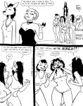  2024 aelfi_mistreed_(character) alexia_minkworthy antelope anthro bell bell_collar bella_minkworthy bovid breasts caprine celina_minkworthy cleavage clothed clothed_anthro clothing collar comic deer dialogue dodie_o'doe english_text eyes_closed female fingers fur gazelle greyscale group hair hair_over_eye hi_res hooved_fingers hooves lana_lynne mammal midriff mink miss_thompson_(tegerio) monochrome mustelid musteline navel sheep shirt sweater tail tank_top tegerio text thomson's_gazelle topwear true_antelope true_musteline weasel whisker_spots whiskers wool_(fur) 
