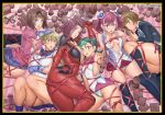  6+girls ass blonde_hair blue_eyes blue_gloves blush bodysuit breasts brown_eyes brown_hair cameltoe cleavage duel_academy_uniform_(yu-gi-oh!_gx) duel_monster fingerless_gloves gloves green_hair hair_bun hair_ribbon hiiragi_yuzu izayoi_aki kuriboh large_breasts linkuriboh long_hair looking_at_viewer mazaki_anzu medium_breasts millennium_puzzle mizuki_kotori_(yu-gi-oh!) multicolored_hair multiple_girls nitro_synchron open_mouth panties pink_hair quillbolt_hedgehog rainbow_kuriboh red_bodysuit red_hair red_ribbon ribbon short_hair short_twintails single_hair_bun skindentation skirt smile striped_clothes striped_panties suzume_inui tenjouin_asuka thighhighs twintails two-tone_hair underwear yu-gi-oh! yu-gi-oh!_5d's yu-gi-oh!_arc-v yu-gi-oh!_duel_monsters yu-gi-oh!_gx yu-gi-oh!_vrains yu-gi-oh!_zexal zaizen_aoi 