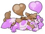 abdominal_bulge anthro big_breasts blue_eyes blush bodily_fluids breast_grab breast_grab_from_behind breast_play breast_squish breasts brown_body brown_fur brown_hair brown_tail canid canine domestic_ferret duo ears_back entwined_tails eye_contact eyeshadow female fluffy fluffy_hair fluffy_tail fox from_behind_position fur fur_markings grabbing_partner hair hand_on_breast heart_(marking) heart_symbol hug hugging_another hugging_from_behind intimate invalid_tag kiss_on_lips kissing large_penetration lewded_blaze lips lipstick looking_at_another looking_back looking_pleasured love lying makeup male male/female mammal markings mustelid musteline nipple_fetish nipple_play nude on_side penetration pink_body pink_eyes pink_eyeshadow pink_fur pink_hair pink_lips pink_lipstick pink_tail pivoted_ears romantic romantic_couple saliva saliva_string sex spoon_position squish tail tail_coil thick_thighs true_musteline waist_grab weasel