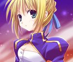  aqua_eyes artist_request artoria_pendragon_(all) bangs blonde_hair fate/stay_night fate_(series) lowres saber solo 