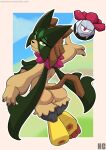  absurd_res butt cosplay female female_focus gameoverse generation_9_pokemon genitals glitch_productions hi_res kaboodle_(gameoverse) kit_bodega machine mask meowscarada nintendo nude pokemon pokemon_(species) robot skylosminkan vulva 