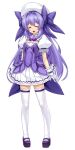  1girl aged_down blush bow chest_jewel closed_eyes dress facing_viewer full_body game_asset gloves hair_bow hair_intakes hat heart inoino katsuragi_marina katsuragi_marina_(exs-tia_p) kouyoku_senki_exs-tia large_variant_set long_hair magical_girl mary_janes non-web_source official_art open_mouth pastel_marie pleated_skirt puffy_short_sleeves puffy_sleeves purple_bow purple_hair ribbon self-datamine shoes short_sleeves simple_background skirt solo standing tachi-e thighhighs transparent_background variant_set very_long_hair white_gloves white_thighhighs zettai_ryouiki 
