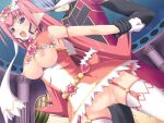  1boy 1girl 2000s_(style) amamiya_haruka_(primaveil_zwei) arm_held_back armlet blue_eyes blush breastless_clothes breasts breasts_out censored clothed_sex column dutch_angle flower game_asset garter_straps gem gloves gold_trim grey_hair hanataka_retomo hetero holding_another's_wrist jewelry large_breasts long_hair magical_girl mosaic_censoring nipples no_bra no_panties non-web_source official_art open_mouth penis pillar pink_hair prima_veil_flare pussy pussy_juice rape self-datamine sex sex_from_behind solo_focus standing suisei_tenshi_primaveil_zwei sweat thighhighs tiara vaginal variant_set very_long_hair visual_novel_cg white_gloves white_thighhighs 