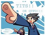  meme objection phoenix_wright pointing tits_or_gtfo 