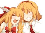  alice_margatroid bad_id bad_pixiv_id bangs beegle closed_eyes ibuki_suika multiple_girls smile touhou 