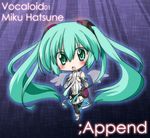  aqua_eyes aqua_hair blush character_name chibi hatsune_miku hatsune_miku_(append) long_hair md5_mismatch necktie solo soutsuki_naru toeless_legwear twintails very_long_hair vocaloid vocaloid_append wings 