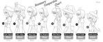  alice_margatroid bust_chart character_name greyscale hakurei_reimu hard_translated hat height_chart imperishable_night izayoi_sakuya kirisame_marisa konpaku_youmu lineup mob_cap monochrome multiple_girls remilia_scarlet saigyouji_yuyuko takaku_toshihiko touhou translated witch_hat yakumo_yukari 