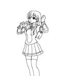  animated animated_gif dancing easytoon galaxy_angel greyscale long_sleeves lowres monochrome music os-tan parody singing solo thighhighs xp-tan 