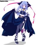  artist_request bell bell_collar collar jingle_bell len melty_blood pointy_ears red_eyes skirt solo thighhighs tsukihime 