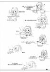  :3 chibi cooking food greyscale how_to komori_kei kousaka_tamaki monochrome nikujaga_(food) recipe scan to_heart_2 translation_request 