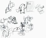 2012 anthro aural_(gauntletspirit) belly belly_markings biped cheek_markings christmas christmas_clothing christmas_headwear claws clothing duo ear_markings eeveelution english_text exclamation_point eyes_closed facial_markings feral fish_tail fur furry_tail gauntletspirit generation_1_pokemon generation_2_pokemon generation_3_pokemon gift graphite_(artwork) hand_on_tail hat head_markings headgear headwear holding_gift holding_object holding_present holding_stick holidays kero-chu larvitar leg_markings lying markings multiple_scenes nintendo on_back paws pikachu pmd-explorers pokemon pokemon_(species) poochyena porygon quadruped santa_hat scales socks_(marking) solo stick striped_markings stripes tail text traditional_media_(artwork) vaporeon wigglytuff