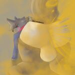 1:1 absurd_res all_fours anthro archenarie balls big_balls big_butt butt clothed clothing domestic_cat fart fart_fetish felid feline felis friday_night_funkin' genitals hi_res kapi_(paperkitty) male mammal simple_background solo tail thick_thighs underwear