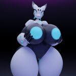 1:1 absurd_res android android_lillia anthro areola big_areola big_nipples blender_(artwork) blender_cycles_(artwork) blue_areola blue_nipples breast_grab breasts digital_media_(artwork) female hand_on_breast hi_res huge_areola huge_nipples inverted_nipples machine nipples r-mk_(character) robot seppertoo simple_background solo thick_thighs wide_hips