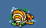 after_vore ambiguous_gender anthro blush bodily_fluids clothing digested digestion drooling emanata eyes_closed footwear green_clothing green_footwear green_koopa_troopa green_shell green_shoes green_sneakers implied_fatal koopa koopa_troopa lying mario_bros miner_mate_coffee nintendo on_back orange_body post_digestion saliva saliva_puddle scalie shell shoes sleeping sneakers solo spread_plates tongue tongue_out vore