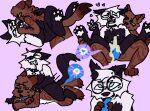 anthro arctic_fox canid canine duo fox impishstupidity impregnation intersex intersex/intersex intersex/male male male/male male_impregnating_male maleherm maleherm/male maleherm/maleherm mammal mustelid musteline ovum pregnant pregnant_male stoat true_fox true_musteline weasel