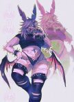 2026 5_fingers accessory alternative_fashion anthro arm_scar arm_tuft belly belly_tuft big_breasts black_clothing black_crop_top black_legwear black_shirt black_thigh_highs black_thong black_topwear black_underwear black_wings bracelet breasts butt_wings claws clothed clothing collar confident confident_anthro confident_female crazed_look creepy_face crop_top cross cross_piercing crotch_tuft demonic digit_ring ear_piercing evil_grin eyelashes facial_piercing fangs female female_anthro finger_claws finger_ring fingers fur furgonomic_piercing furgonomics hair hair_accessory hair_over_eye hairclip hand_on_hip hand_on_own_hip head_tuft heather_(wolfertinger) helix_piercing hi_res humanoid_hands intimidation jewelry lagomorph leg_scar leg_tuft legband legwear leporid lip_piercing lip_ring lip_stud lips long_ears looking_at_viewer love_handles low-angle_view makeup mammal mascara medium_hair membrane_(anatomy) messy_hair midriff mole_under_eye navel navel_piercing navel_ring notched_ear o-ring on_one_leg open_mouth open_smile pantsless pantsless_anthro pantsless_female piercing pink_body pink_fur pink_hair pink_membrane pinup pointy_ears portrait pose print_clothing pubes pupils rabbit raised_hand ring_piercing scar shaded shirt short_sleeves shoulder_tuft simple_background slightly_chubby slightly_chubby_anthro slightly_chubby_female slit_pupils smile soft_shading solo spiked_bracelet spiked_collar spiked_legband spikes standing teeth thick_bottom_lip thick_pubes thick_thighs thigh_highs thong three-quarter_portrait tongue tongue_out topwear torn_thigh_highs torn_wing tuft underwear unusual_wing_placement vampire wide_hips wing_claws wing_piercing wings wolfertinger womb_tattoo