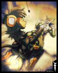 animal_genitalia animal_penis anthro balls big_butt big_penis black_body black_fur bodily_fluids butt cum cum_in_mouth cum_inside cum_on_chest cum_on_face dnp101 equine_genitalia equine_penis female fur generation_4_pokemon generation_5_pokemon genital_fluids genitals green_body green_fur hi_res liepard lipard luxio male nintendo paws penis piercing pokemon pokemon_(species)