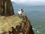  aruruw cliff mukkuru nature riding scenery solo tiger utawareru_mono 